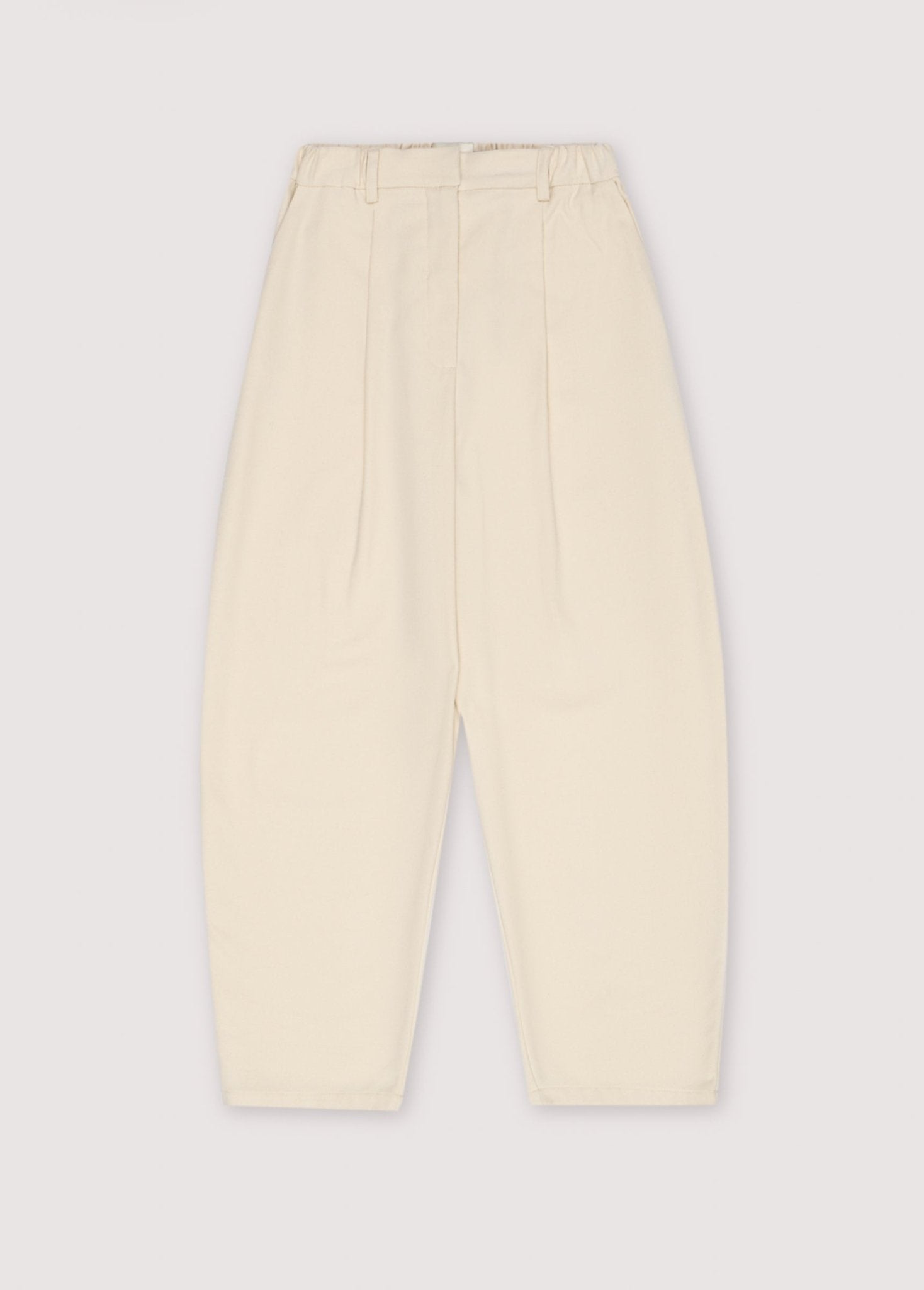 The New Society Mitte Woman Pant pantaloni vaniglia elasticizzati