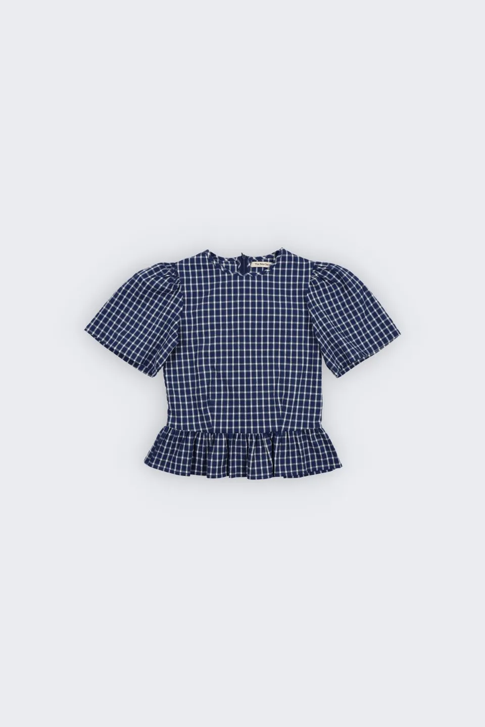 The New Society Jasmine blusa 6y Summer Midnight Checks cotone