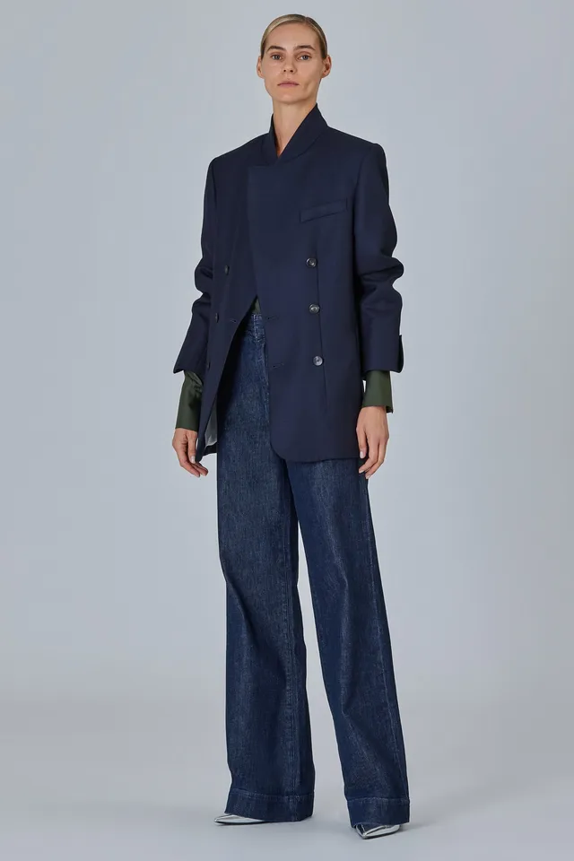 Sa Su Phi Lauren Giacca doppiopetto flanella cashmere