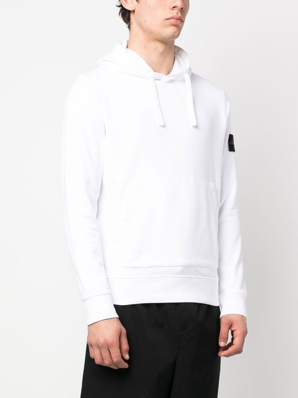 Stone Island L2S156100062 felpa uomo bianca