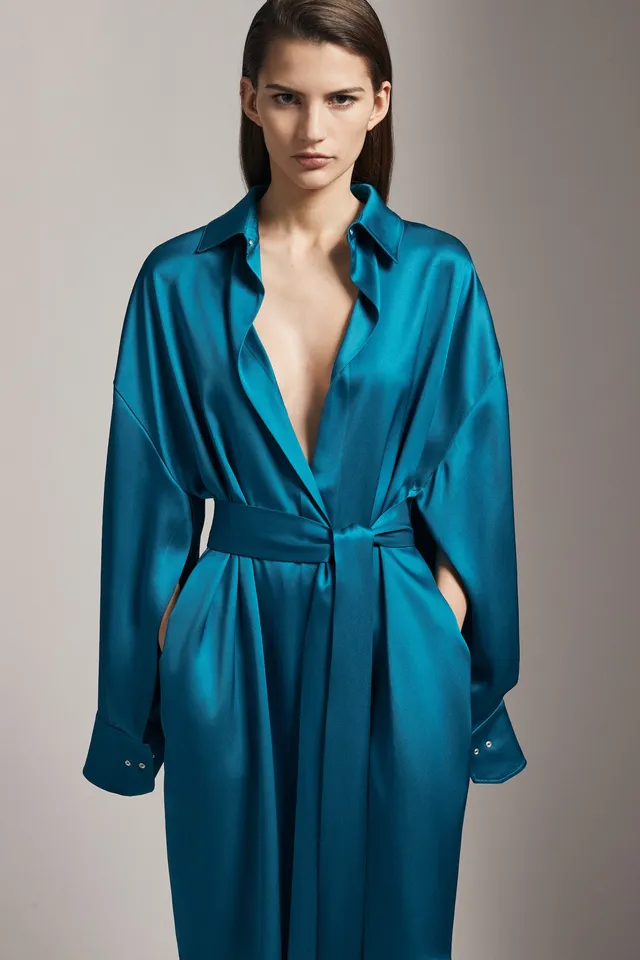Sa Su Phi Francesca Reverse abito satin corto