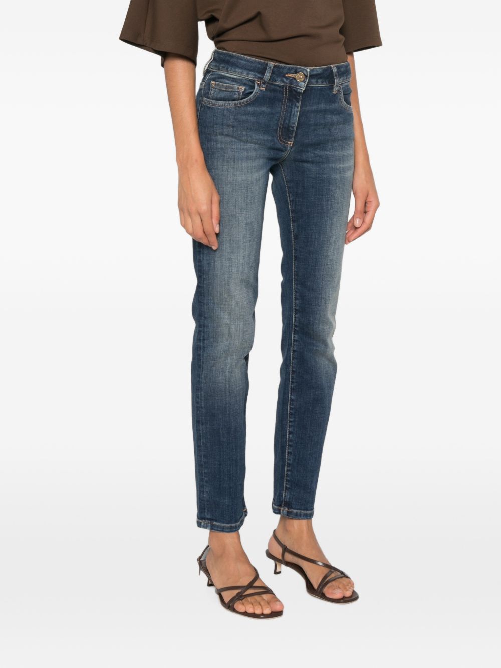 Elisabetta Franchi PJ25N66E2 jeans blu donna