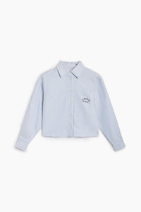 The New Society Finn Teen camicia teen righe Tencel leggero