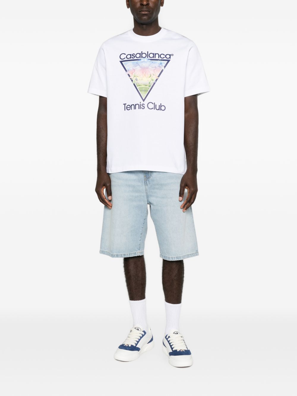 Casablanca M-AW26-JTS t-shirt uomo cotone