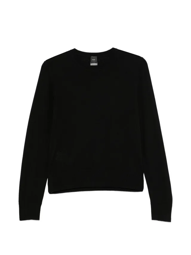 Pinko 107262 maglia nera donna manica lunga