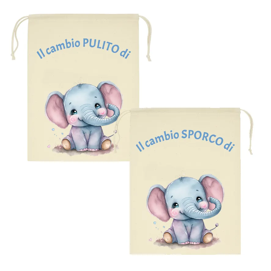Mr. Gadgets Sacchetto Sporco Pulito Elefante asilo