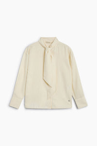 The New Society Meadow camicia donna righe in tencel