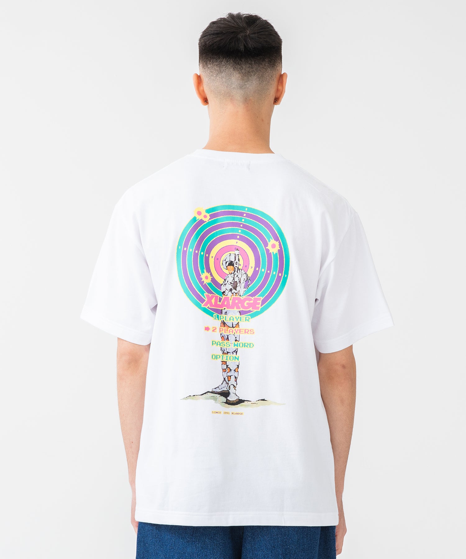 X-Large S/S Target Pocket t-shirt bianca