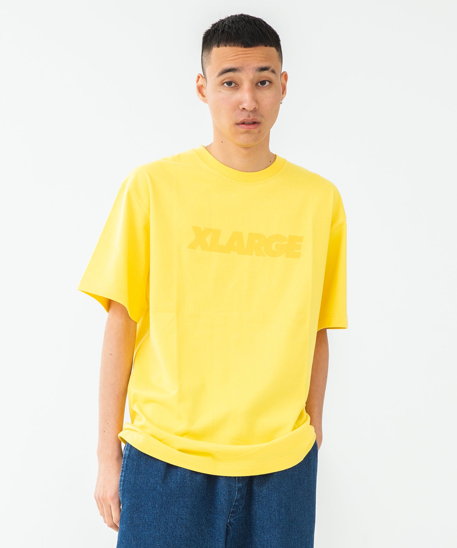 X-Large Standard Logo T-shirt manica corta nera cotone