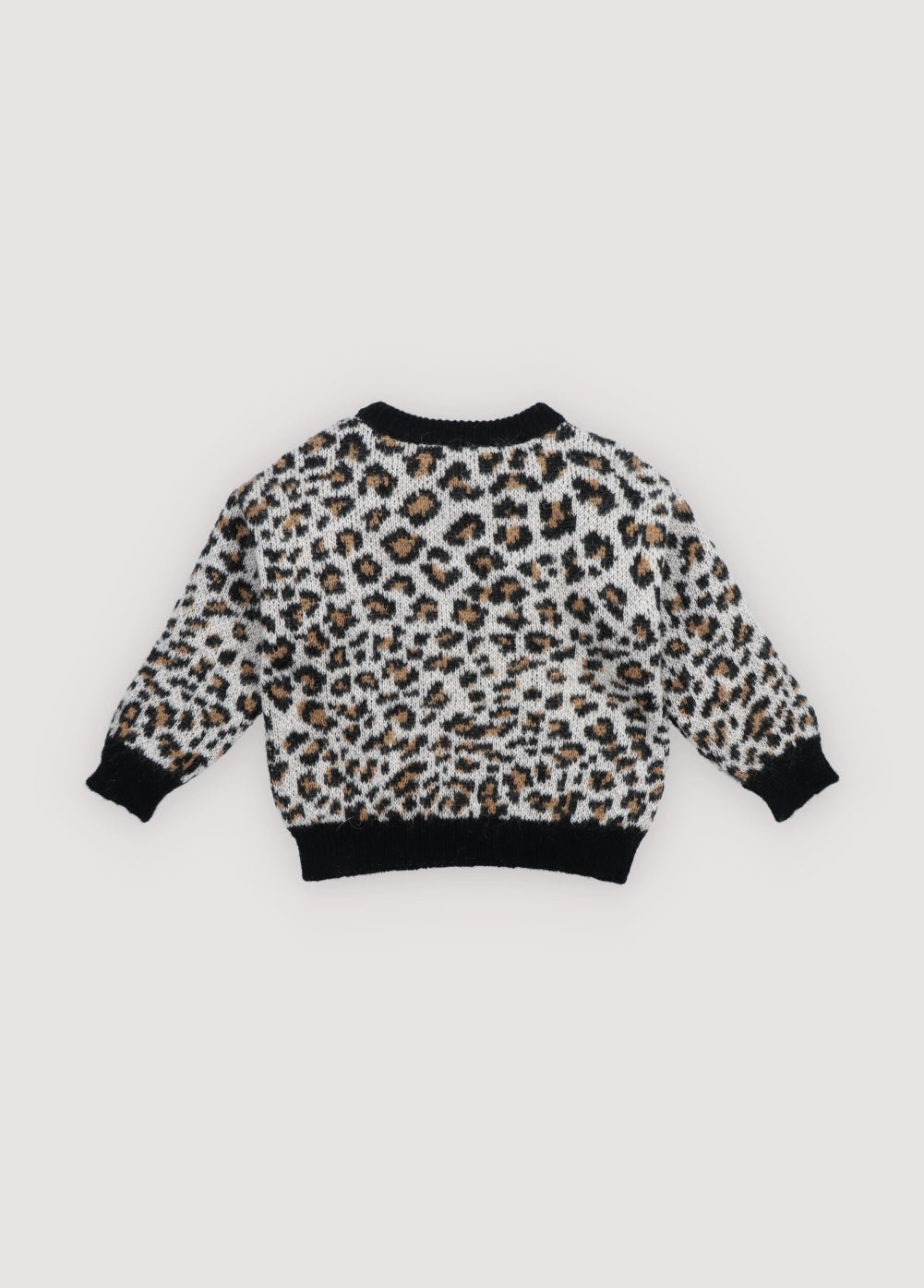 THE NEW SOCIETY Nelia maglione leopardato mohair jacquard