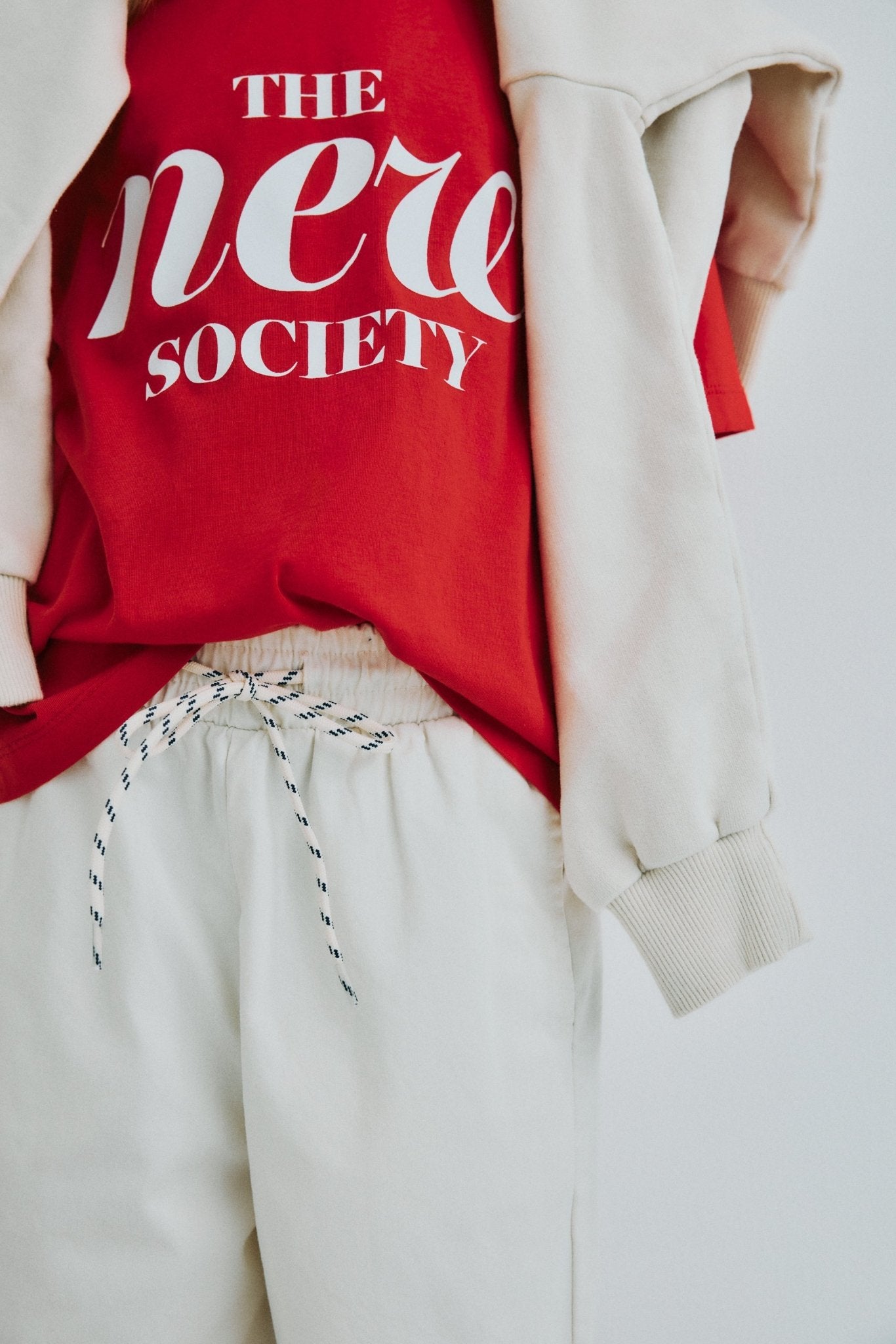 The New Society Gorse Bermuda cotone Ecru tasche