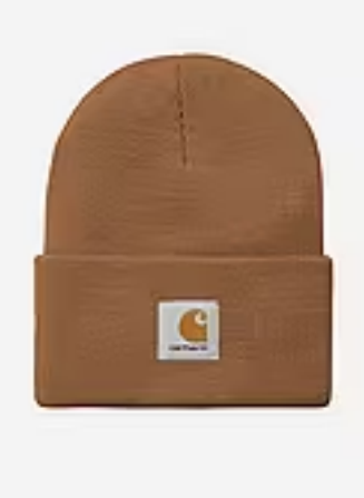 Carhartt I020222 cappello marrone taglia unica invernale