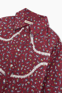 The New Society Bloom camicia donna floreale cotone