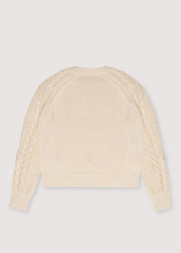 The New Society Quios maglione donna macadamia cotone