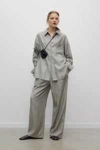 THE NEW SOCIETY Iris camicia donna viscosa lurex elegante