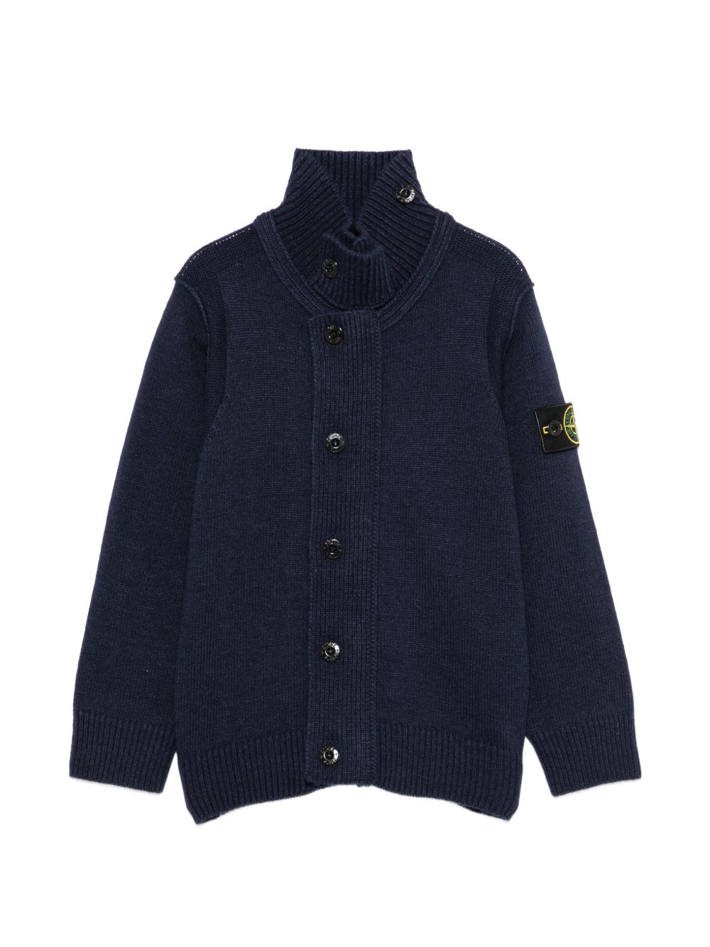 Stone Island Junior L2S165100003 cardigan bambino blu navy