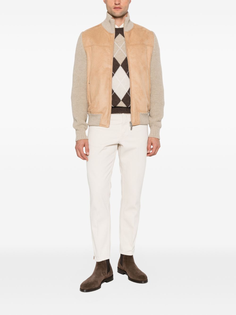 Gransasso 13129 felpa beige uomo
