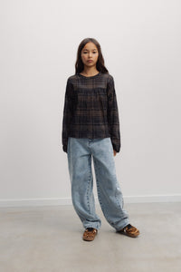 The New Society TNS Teen Curved pantaloni denim cotone