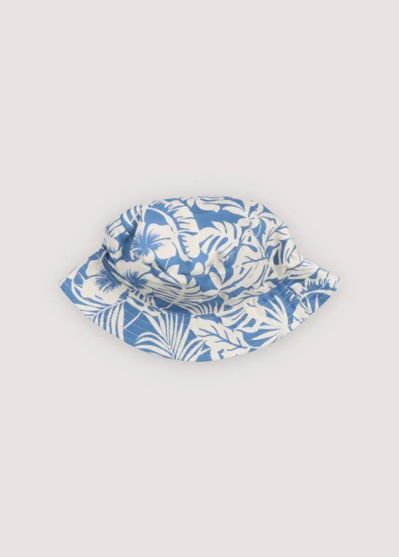 The New Society Garden Bucket Tropical Print cappello cotone M