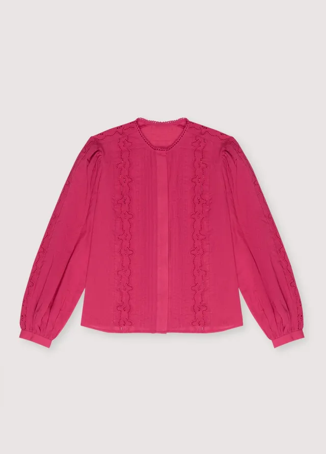 The New Society Nemea Blouse Fucsia camicetta donna