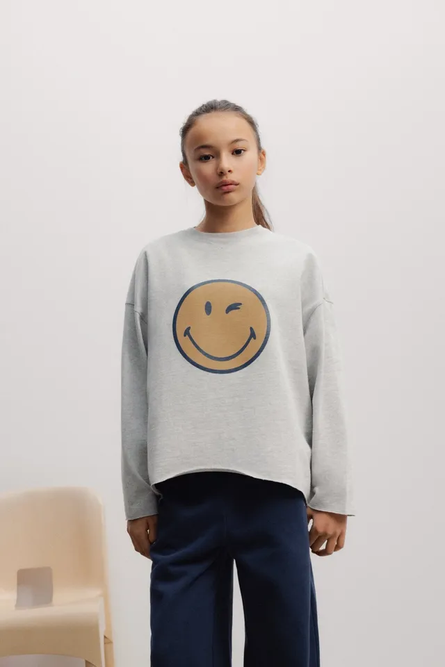 The New Society SmileyWorld Teen felpa cotone