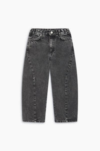 The New Society TNS Denim Twist jeans donna gamba larga cotone