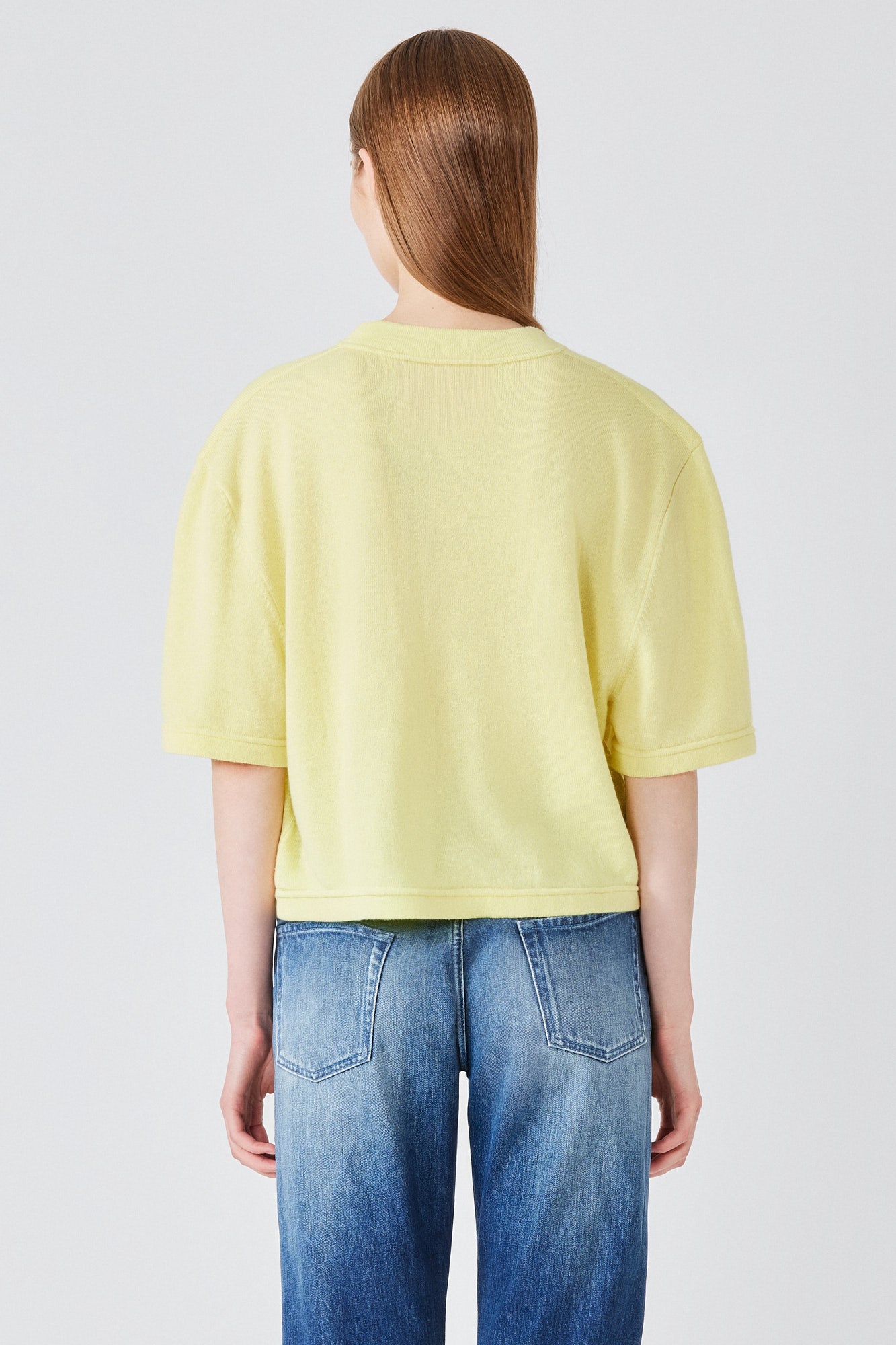 Sa Su Phi T-Shirt Corta maglia gialla cashmere