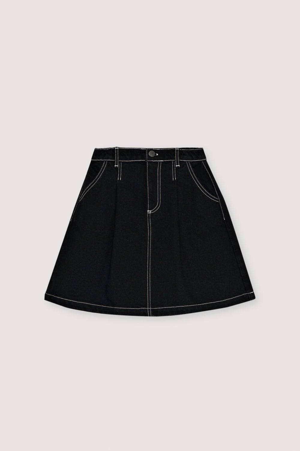 The New Society Yaiza gonna bambina denim leopardata