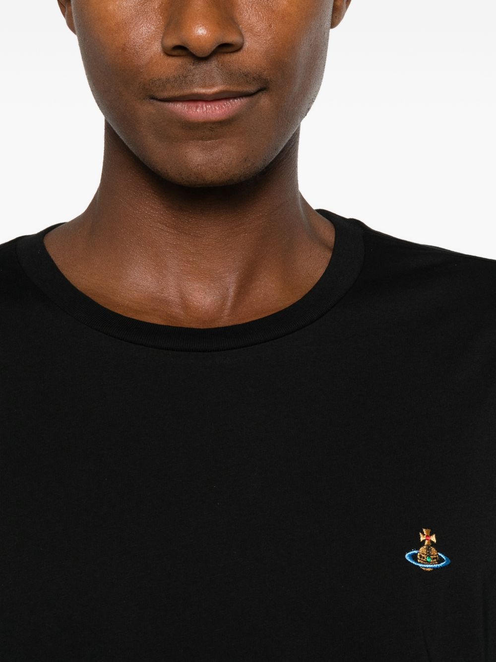 Vivienne Westwood 3G010013 t-shirt nera cotone