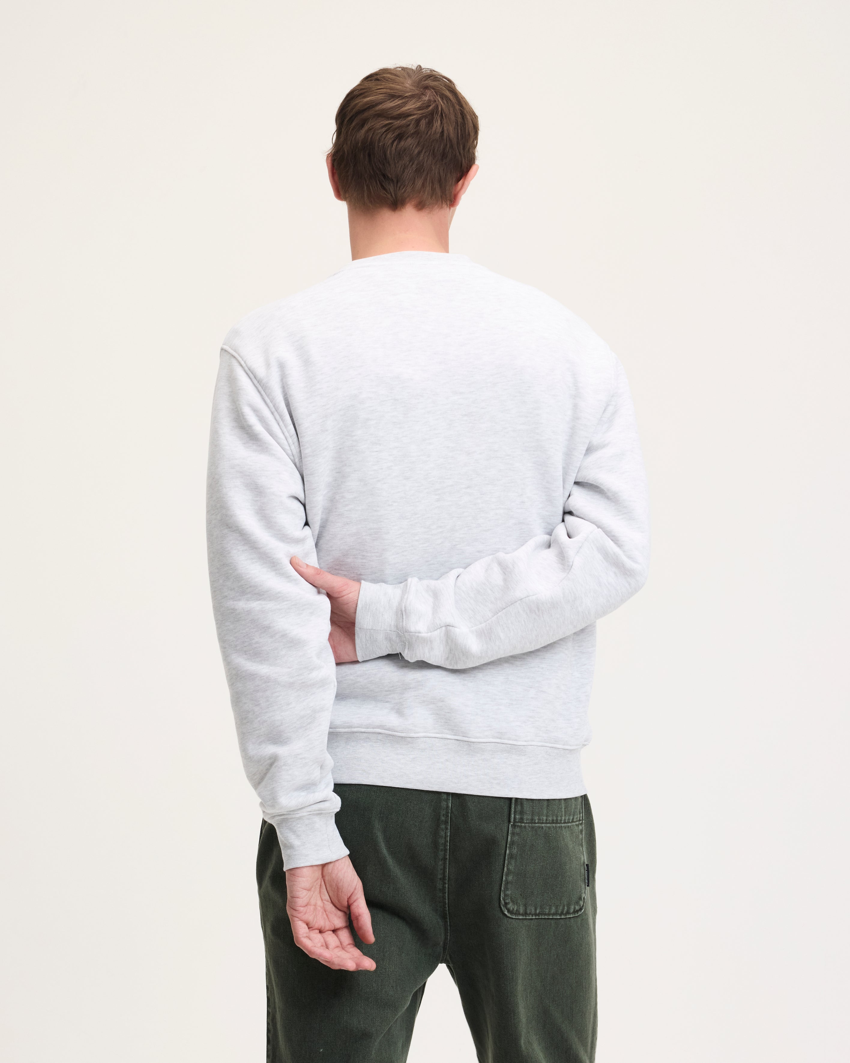 Goodpeople Leff Good Artwork maglione grigio chiaro