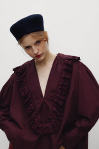 The New Society Vega camicia donna Winetasting cotone