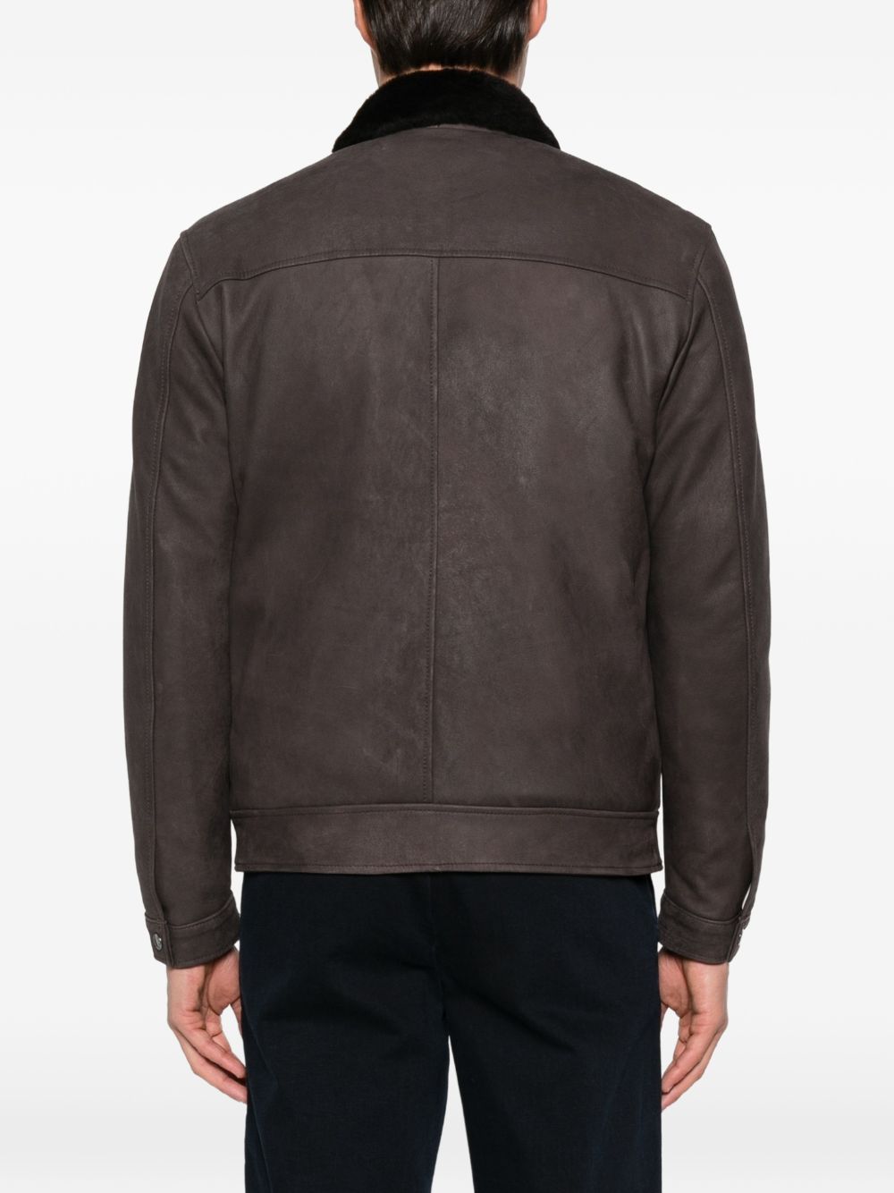 Barba BU443100002 maglia marrone uomo