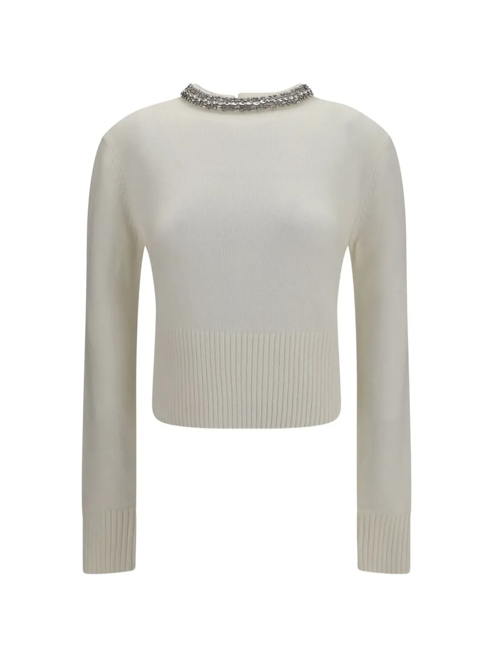Pinko 107274A3GIZ03 maglia bianca donna