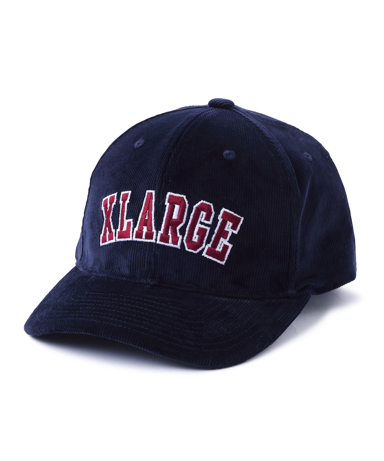 X-Large Corduroy Snapback cappello nero