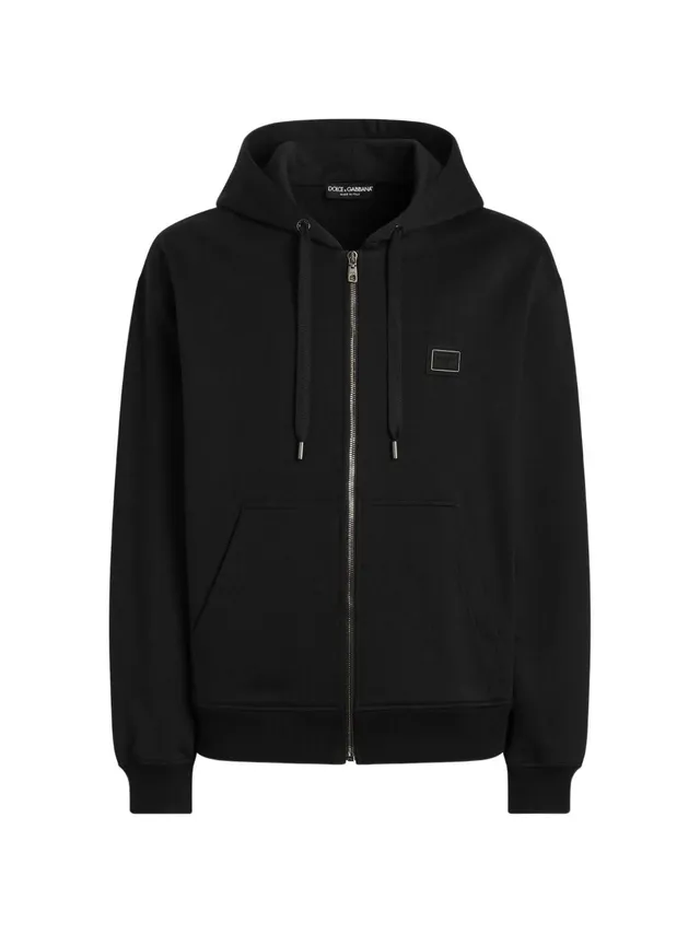 Dolce & Gabbana G9CEGT felpa nera uomo