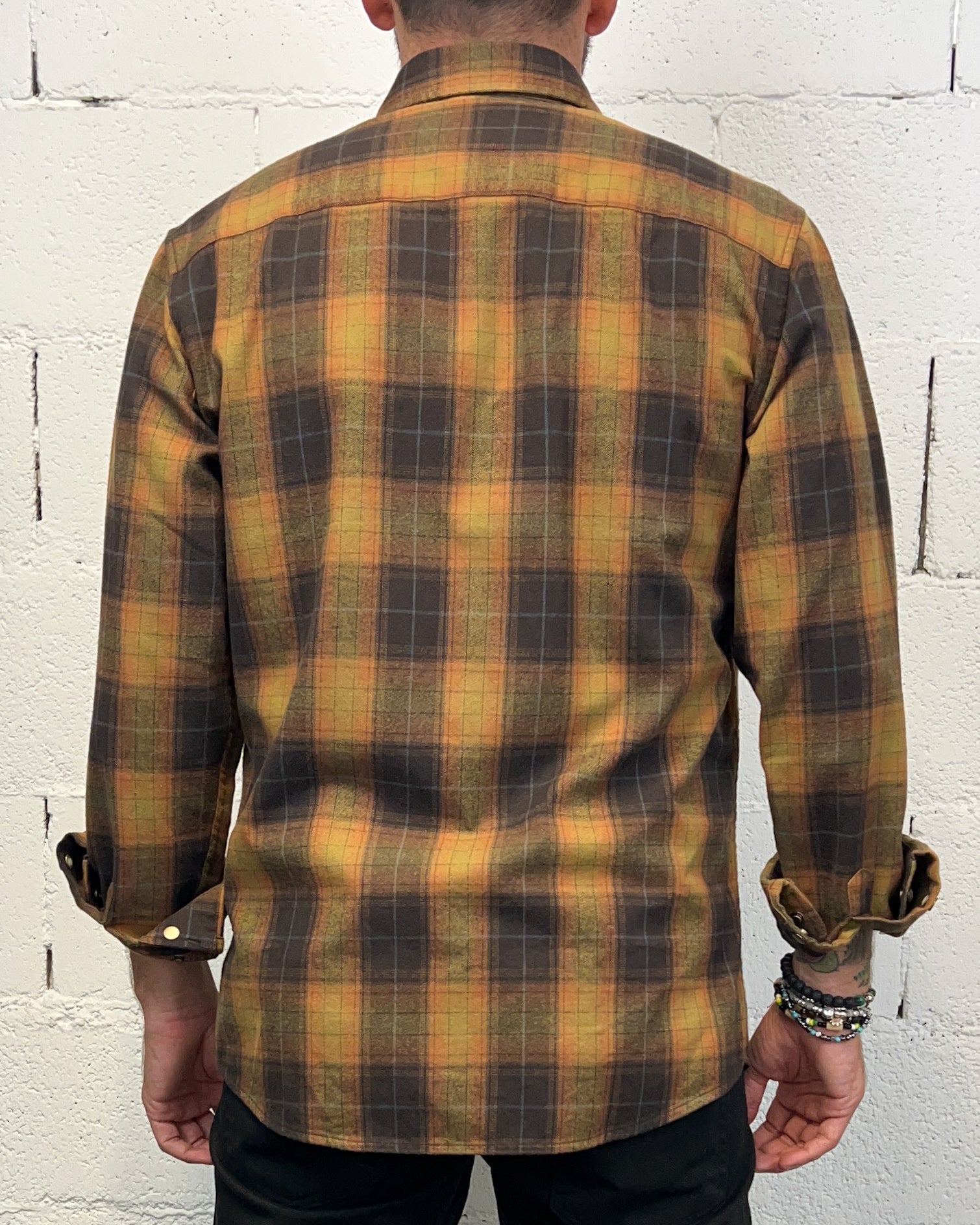 GIANNI LUPO Forest Camicia Camel Bottoni Madreperla