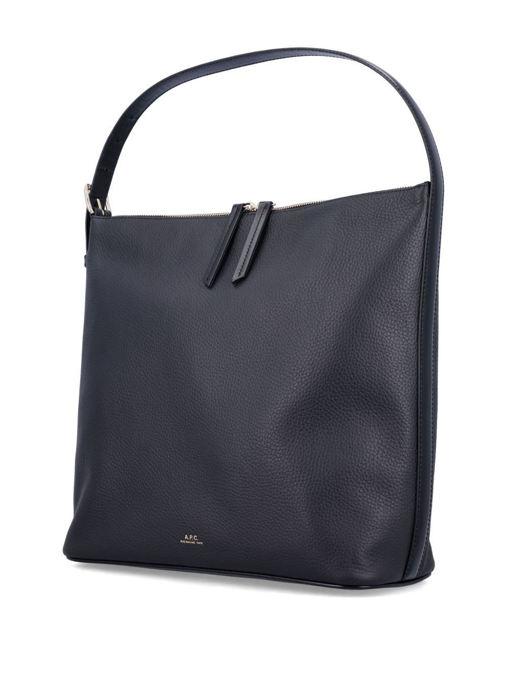 A.P.C. PXCBL borsa a mano nera pelle