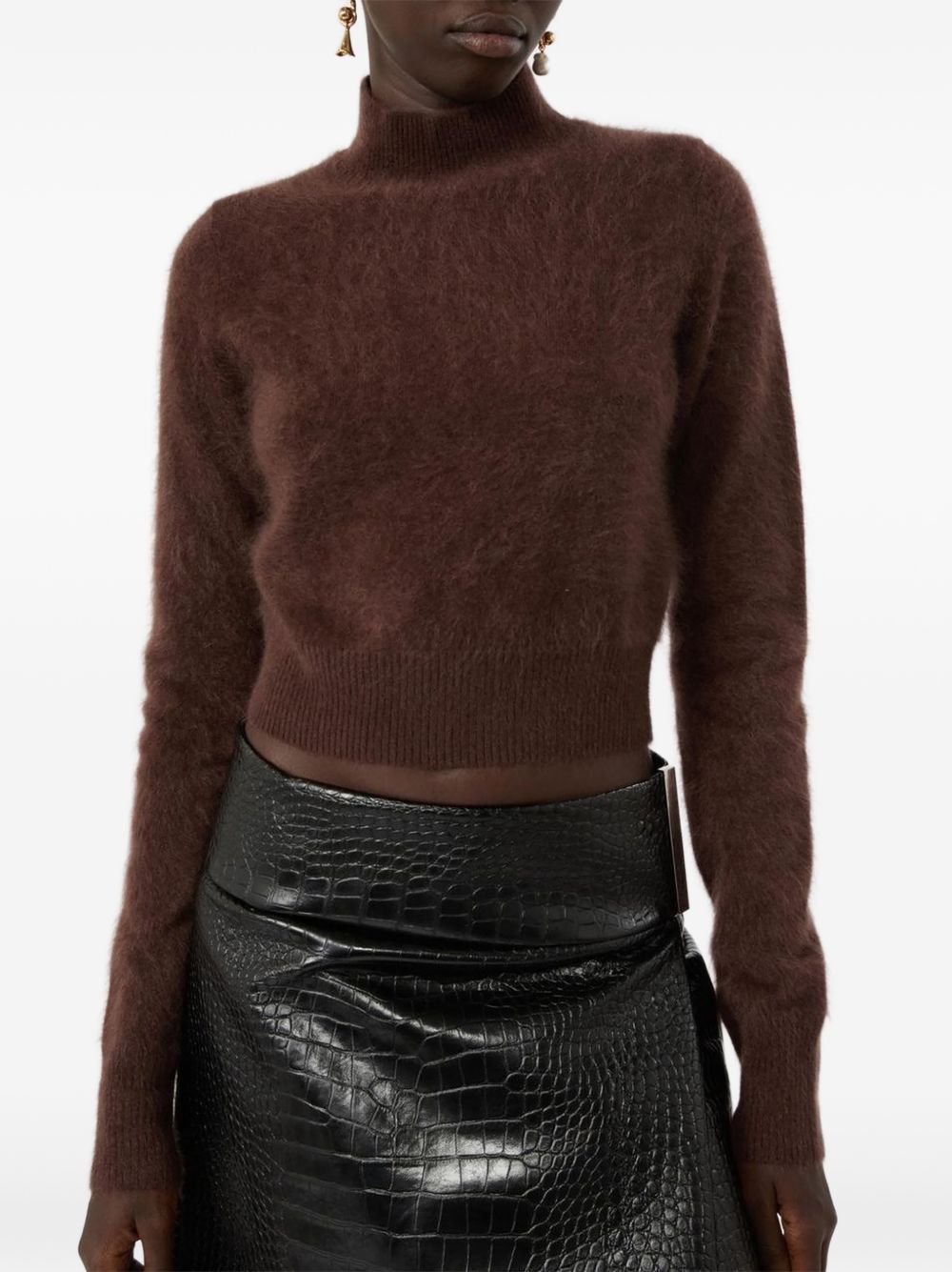Sportmax 2622366022600 Maglia Cioccolato Donna