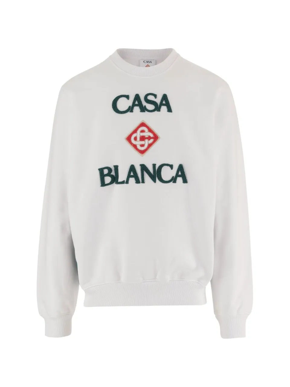Casablanca M-PF26-JTP-293-03 felpa white uomo