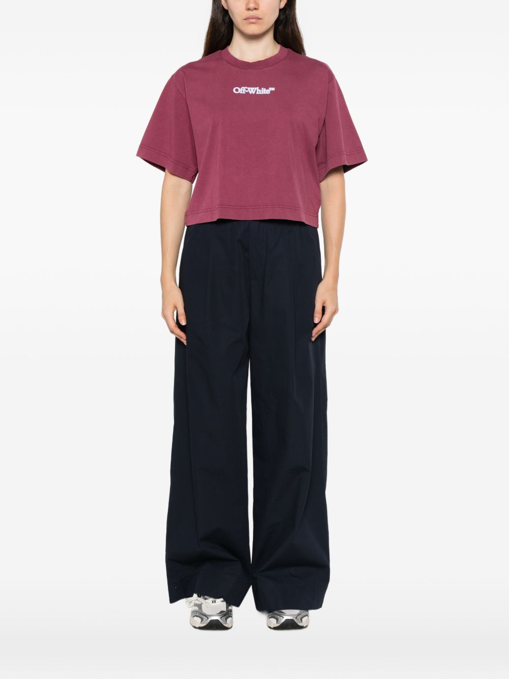 Off-White 2FA00431T t-shirt donna rosa taglie S-L