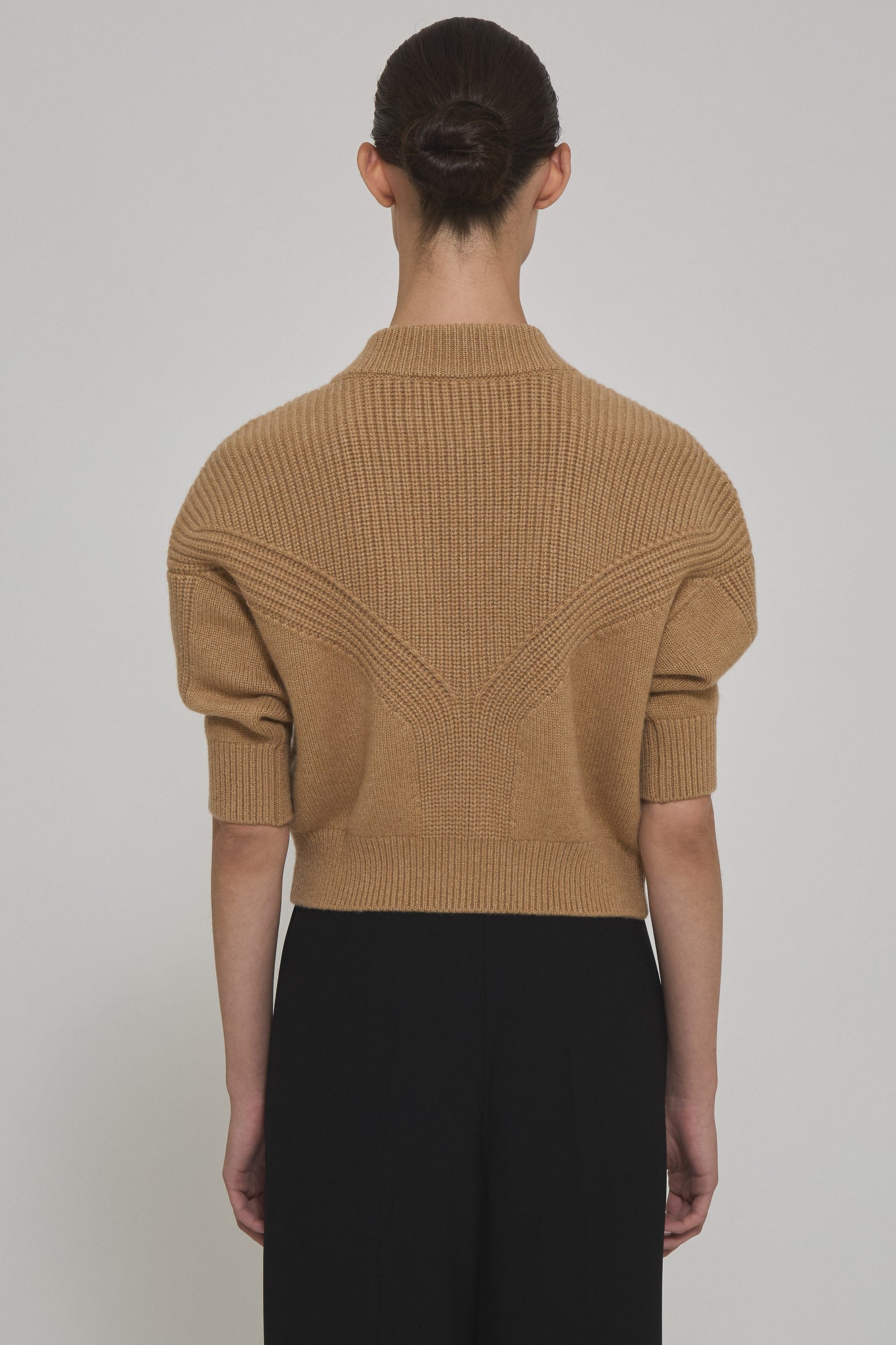 Sa Su Phi Armor maglione beige scollo a barca cashmere
