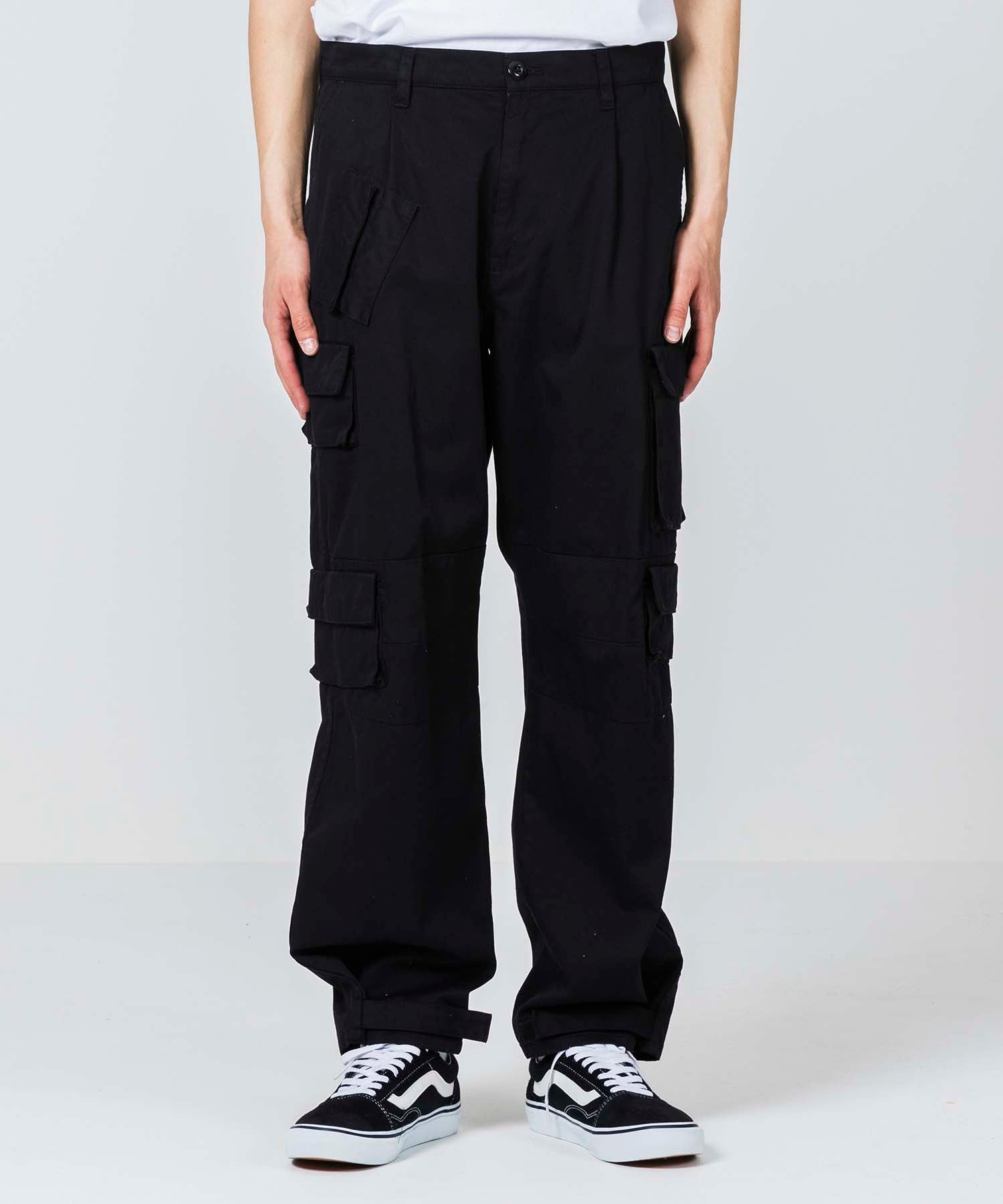 X-Large Double Pocket Military Pantaloni Cotone Tasche