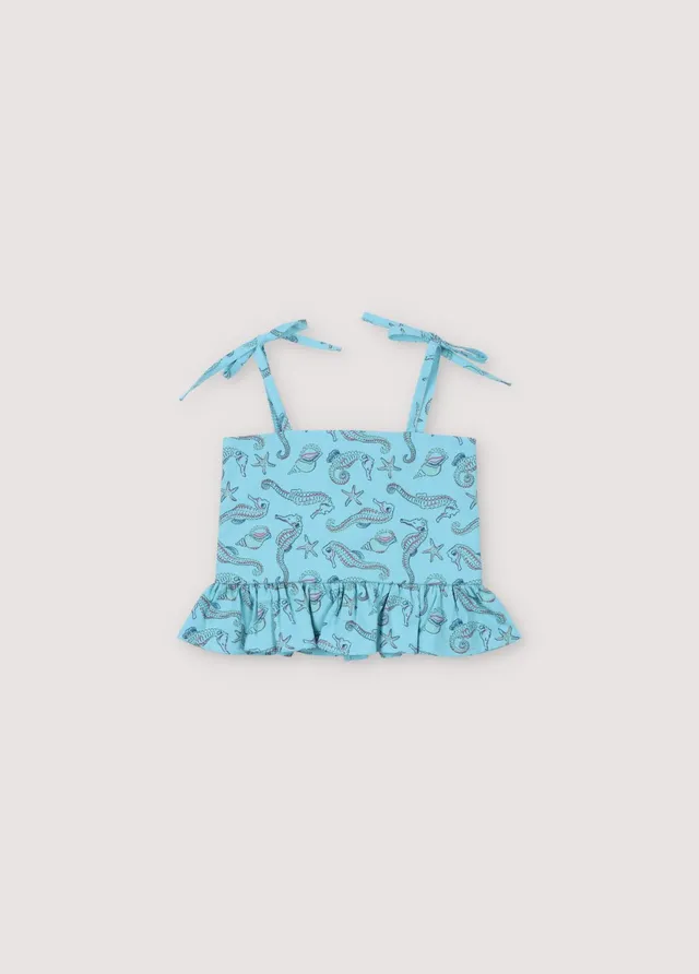 The New Society Io Baby Top top neonata 6 mesi cavallucci
