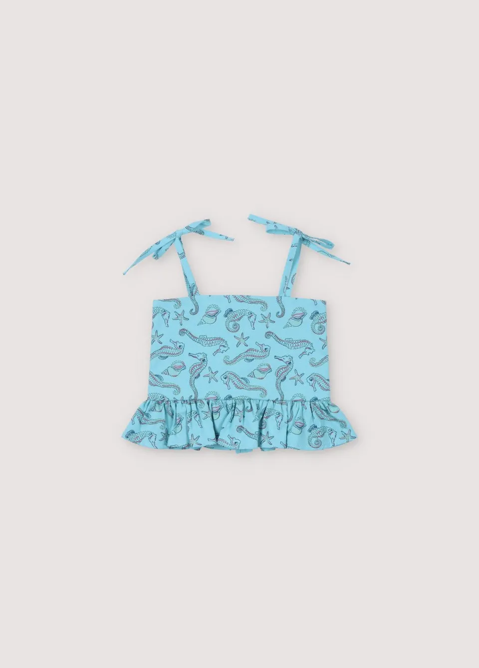 The New Society Io Baby Top top neonata 6 mesi cavallucci
