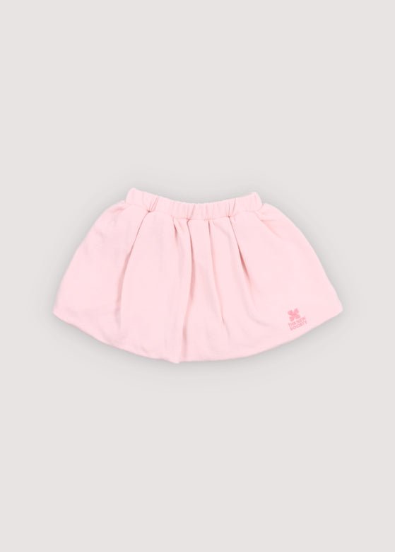 The New Society Cocoa Petal Pink gonna felpa cotone