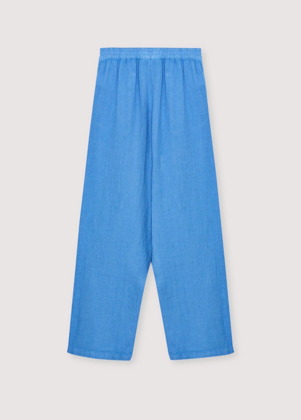 The New Society Melissa pantaloni donna lino blu