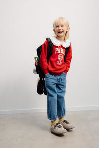 The New Society Paris felpa bambino cotone