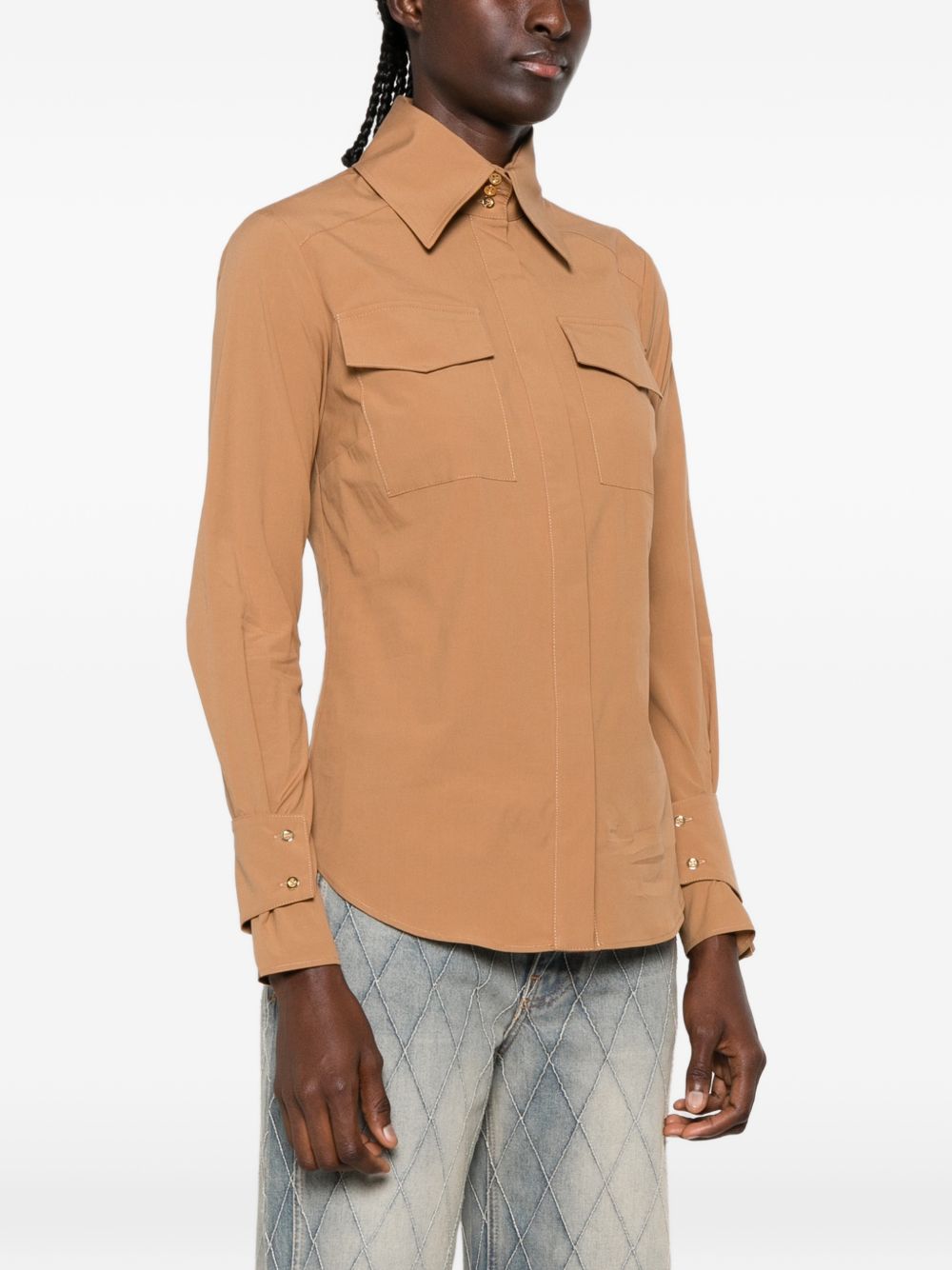 Elisabetta Franchi CA17466E2 camicia daino