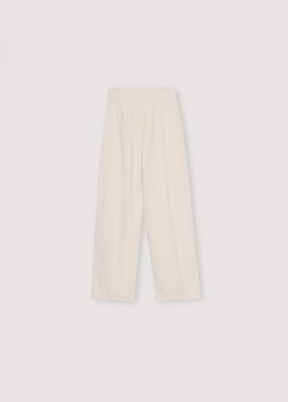 The New Society Nicol pantalone velluto bianco