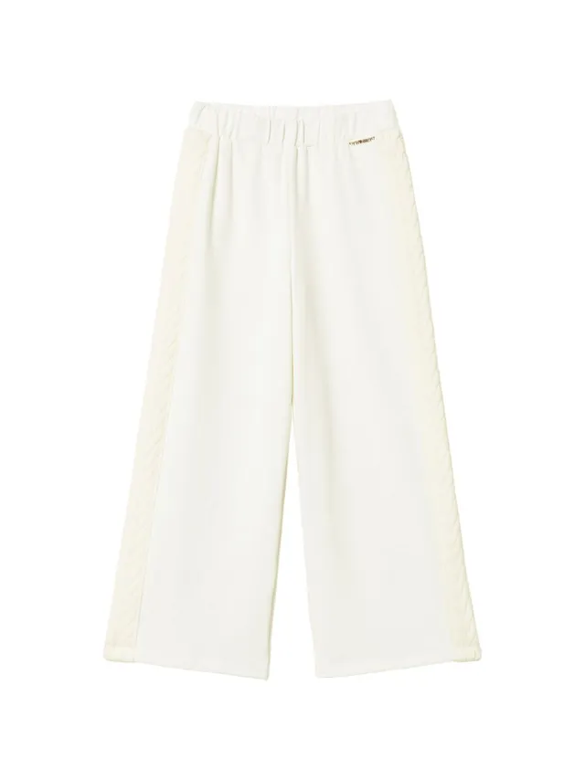 Twinset Girl 262GJ2271 pantaloni bianchi bambina